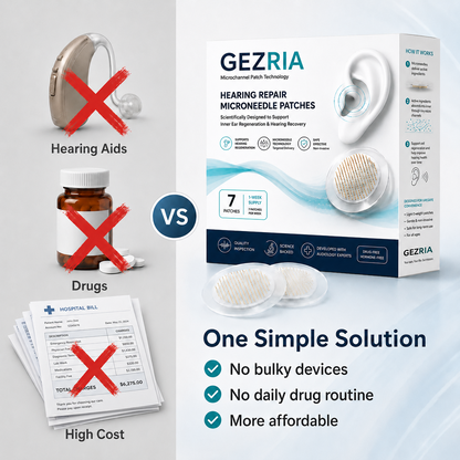 HEARING REPAIR MICRONEEDLE PATCHES ✅ Targets Hearing Loss, Tinnitus, Ear Infections, Balance Disorders, and Age-Related Ear Degeneration.