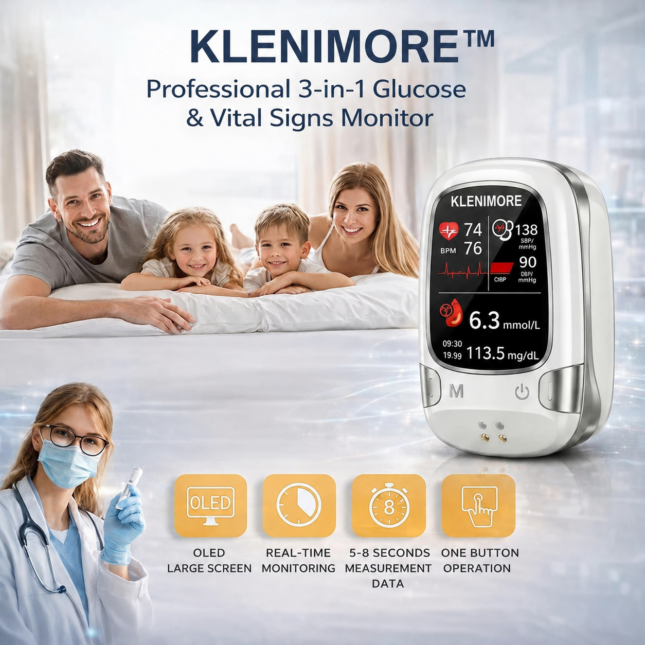 🔥Final 3 Hours: 50% OFF🏆Develops Newly Launched Non-Invasive Smart Blood Sugar Tracking Device✅