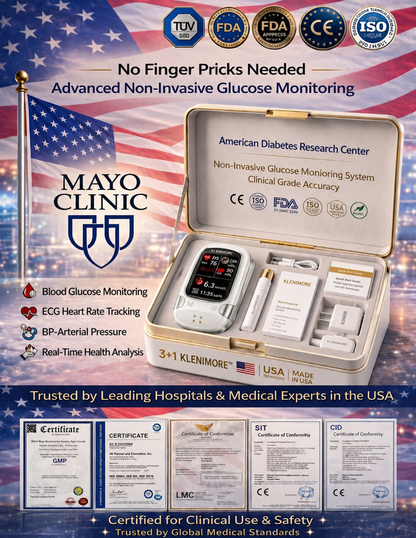 🔥Final 3 Hours: 50% OFF🏆Develops Newly Launched Non-Invasive Smart Blood Sugar Tracking Device✅