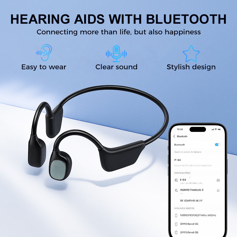 🌎Ends Today: 70% OFF!⏰👂Revitalize your ears again💖 💥 LIMITED TIME OFFER!🔥Advanced Bone Conduction Smart Hearing Aid