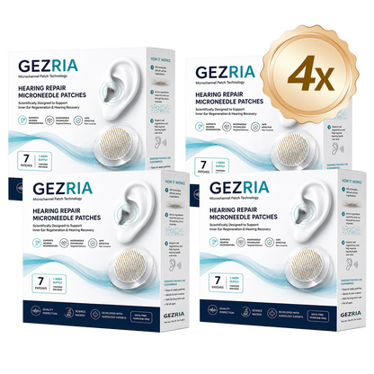 HEARING REPAIR MICRONEEDLE PATCHES ✅ Targets Hearing Loss, Tinnitus, Ear Infections, Balance Disorders, and Age-Related Ear Degeneration.