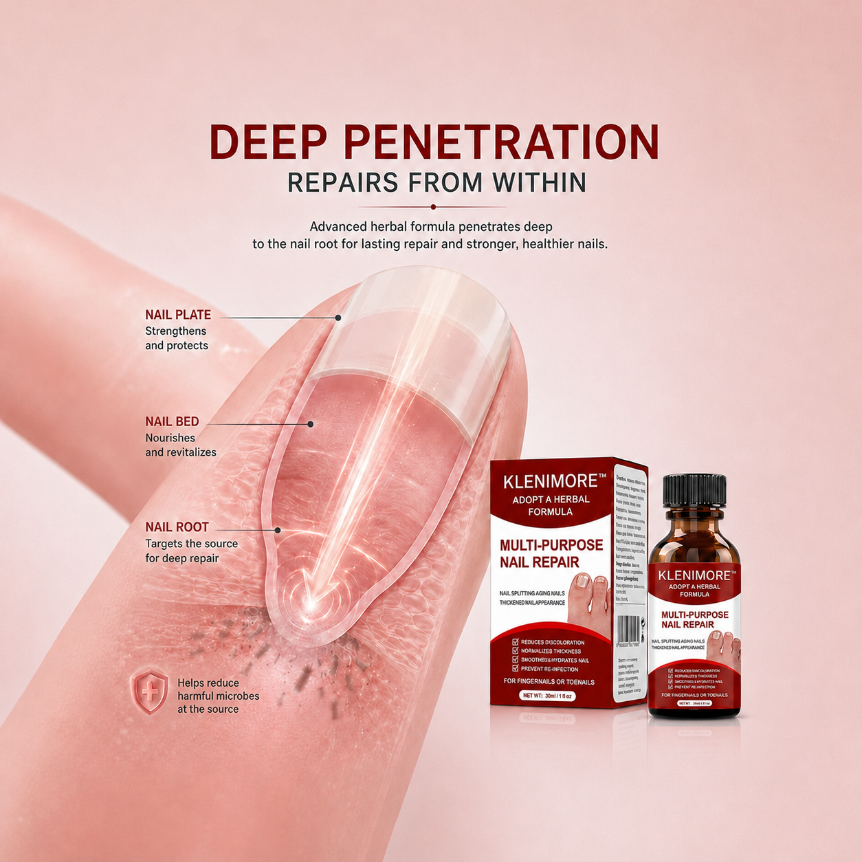 KLENIMORE deep penetrating nail care formula