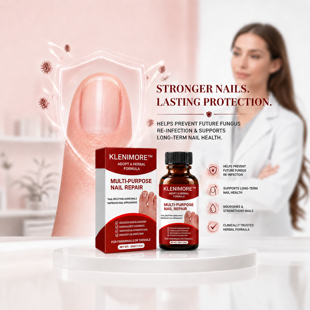 KLENIMORE long-lasting nail protection and care