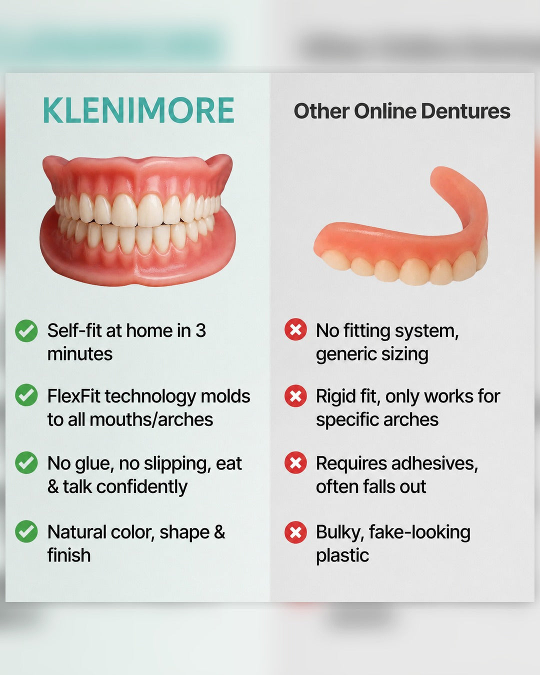 🏆2026 Best Seller |Custom-Fit Dentures ⏰ ENDS TODAY   50% OFF | Smile with Confidence