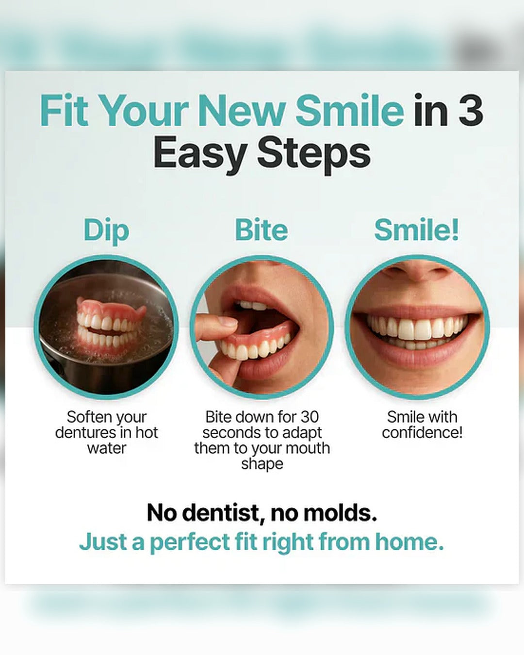 🏆2026 Best Seller |Custom-Fit Dentures ⏰ ENDS TODAY   50% OFF | Smile with Confidence